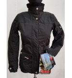 GIACCA MOTO ARLEN NESS DONNA IMBOTTITA IMPERMEABILE NERA TG. S M L